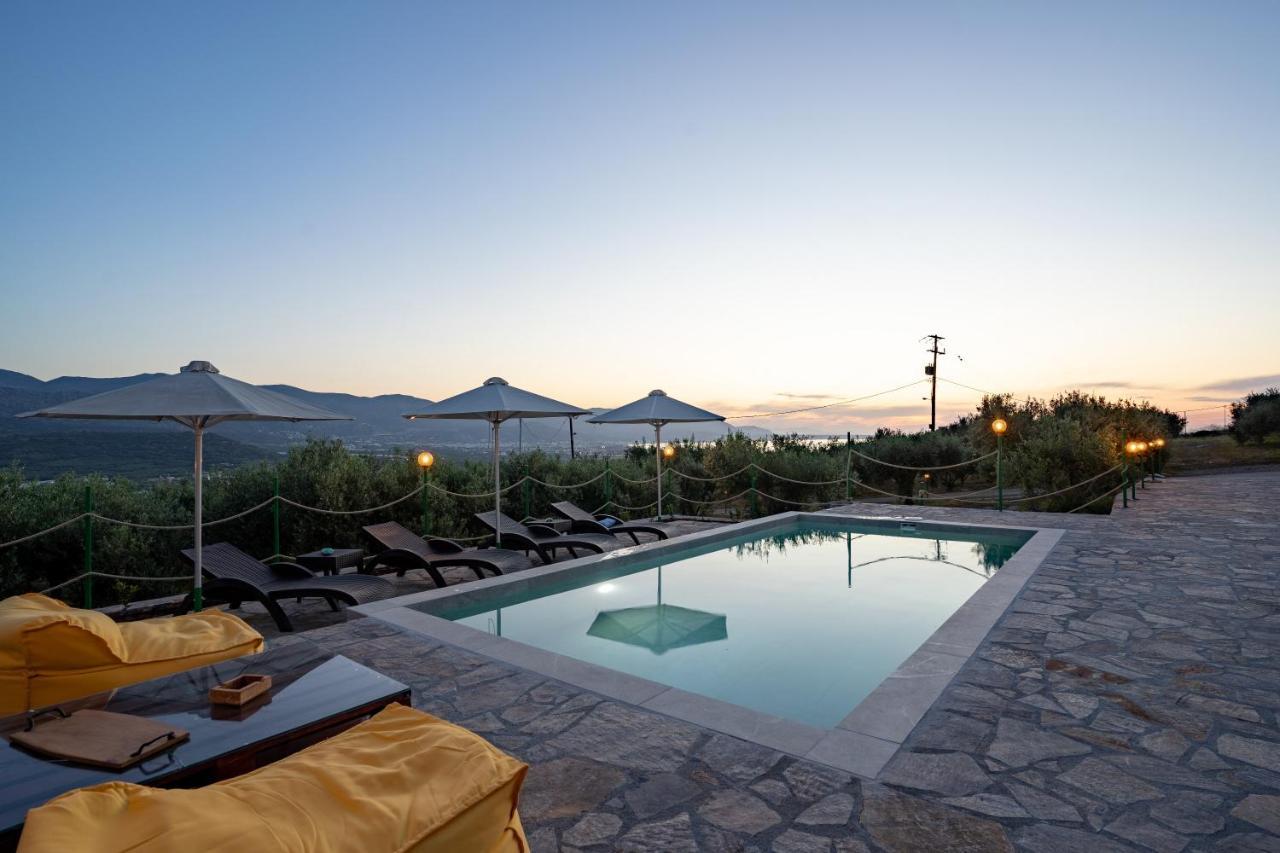 Villa Aktis With Freshwater Pool And Sea View Szíszi Kültér fotó