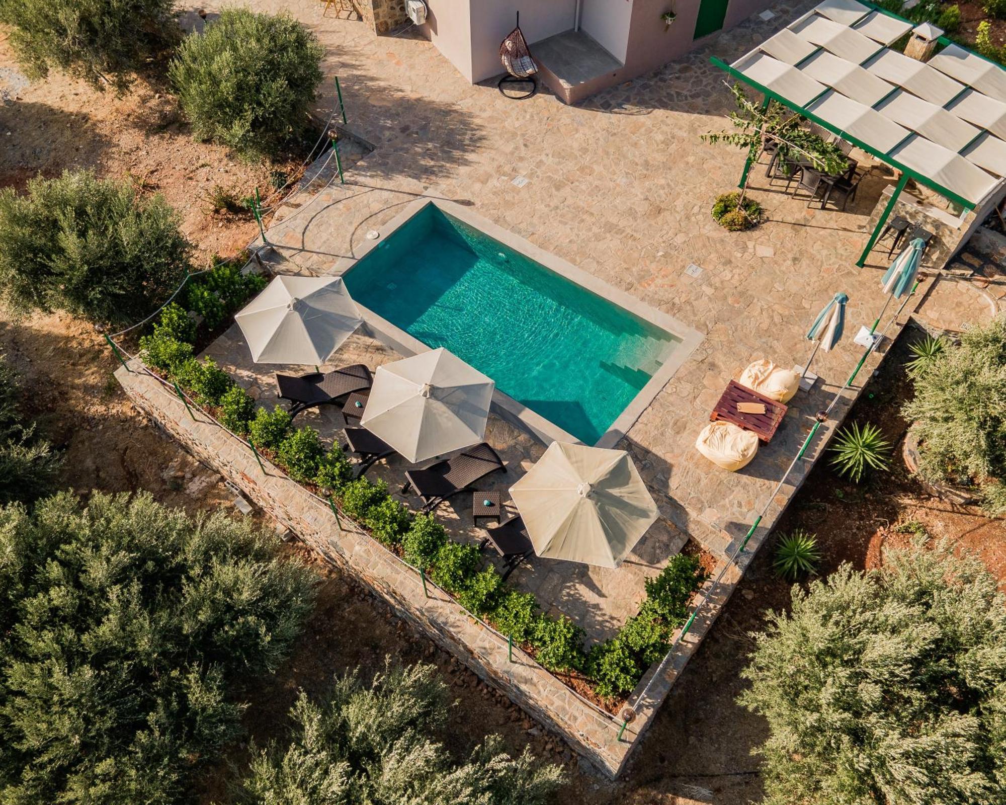 Villa Aktis With Freshwater Pool And Sea View Szíszi Kültér fotó
