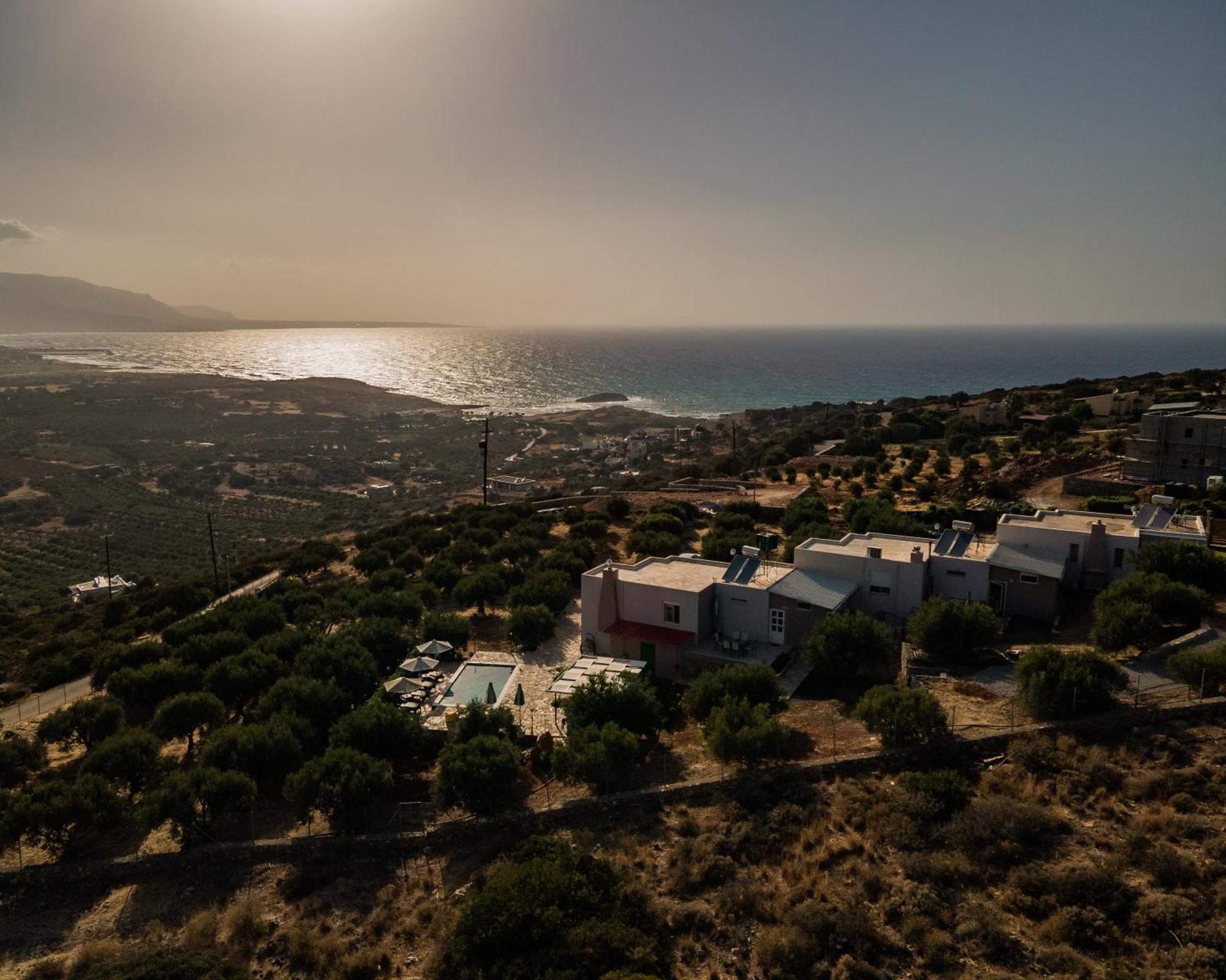 Villa Aktis With Freshwater Pool And Sea View Szíszi Kültér fotó