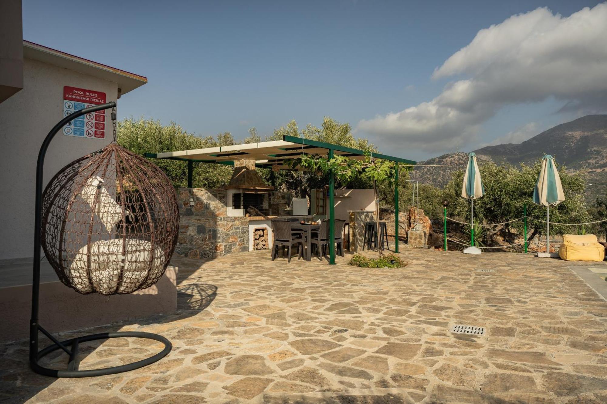 Villa Aktis With Freshwater Pool And Sea View Szíszi Kültér fotó