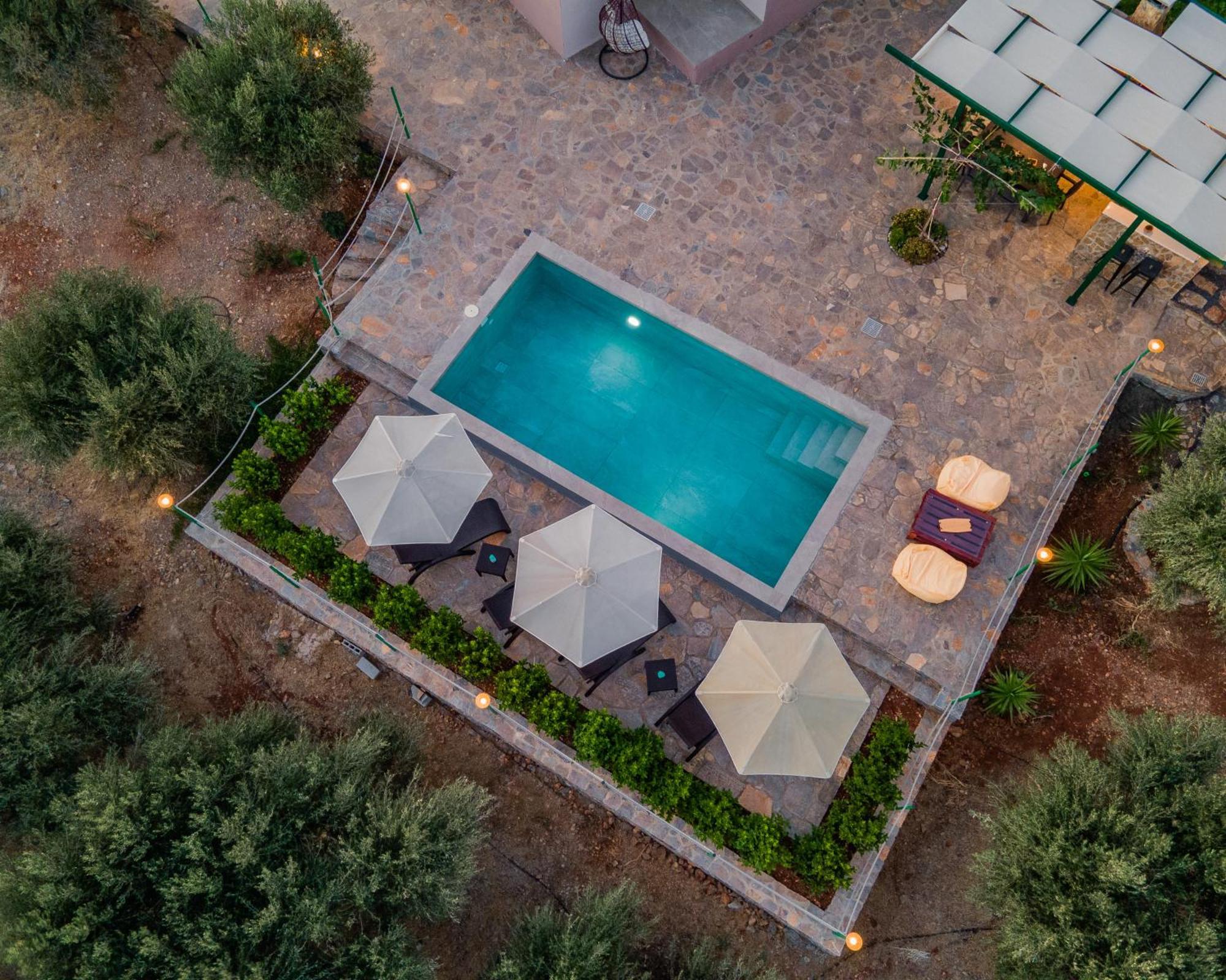 Villa Aktis With Freshwater Pool And Sea View Szíszi Kültér fotó